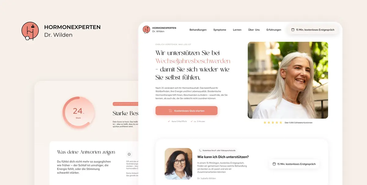 Projektvorschau von Hormonexperten.de